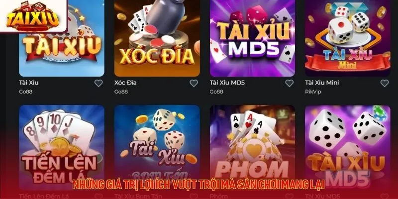 Những giá trị lợi ích vượt trội mà sân chơi mang lại